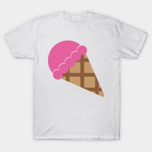 Ice Cream Cone Vector T-Shirt